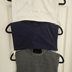 White, Navy, and Gray Dickies